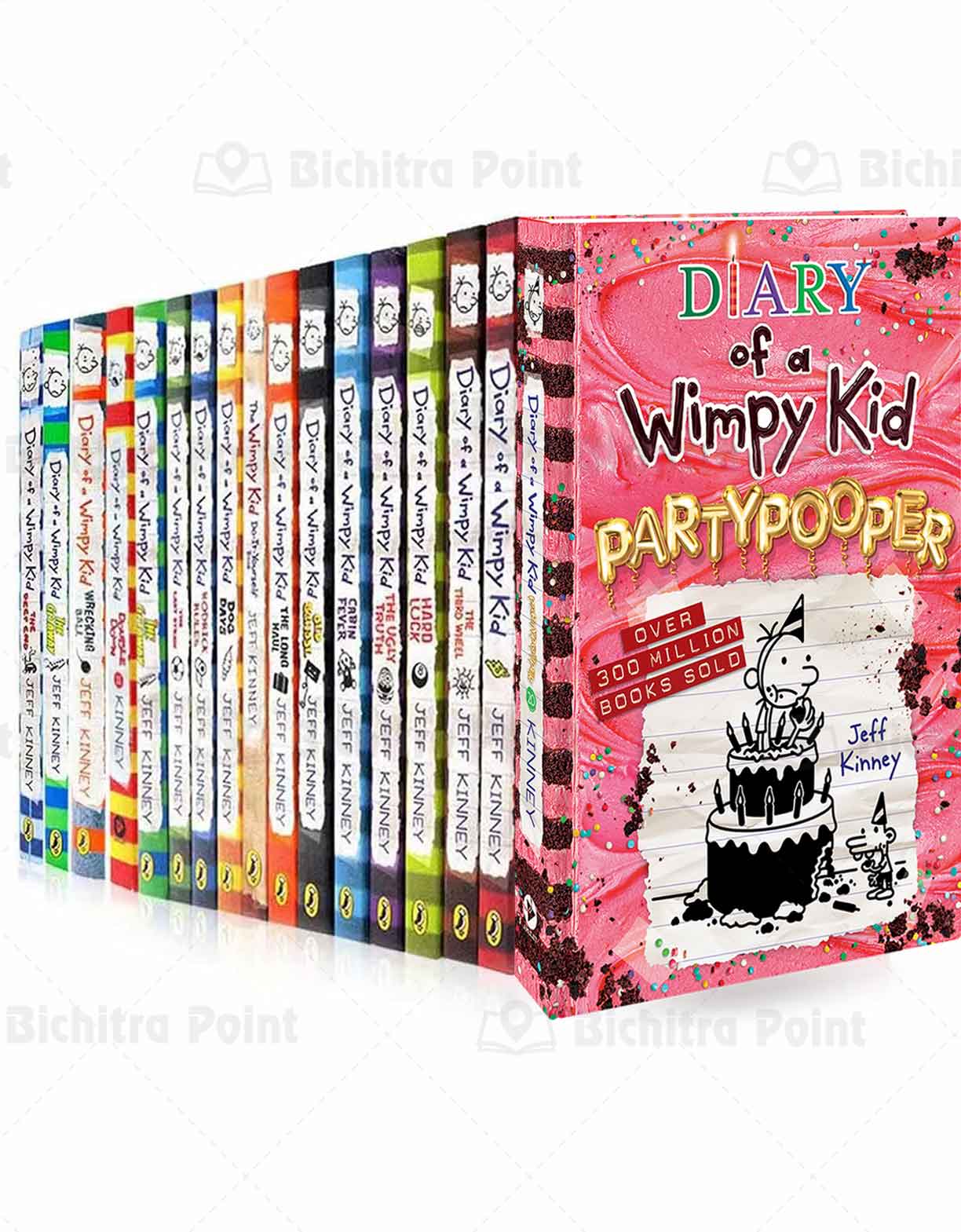 Diary-of-a-Wimpy-Kid Diary of a Wimpy Kid 1-20 Books by Jeff Kinney - Image 1